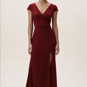 Anthropologie BHLDN Ara Dress in Burgundy